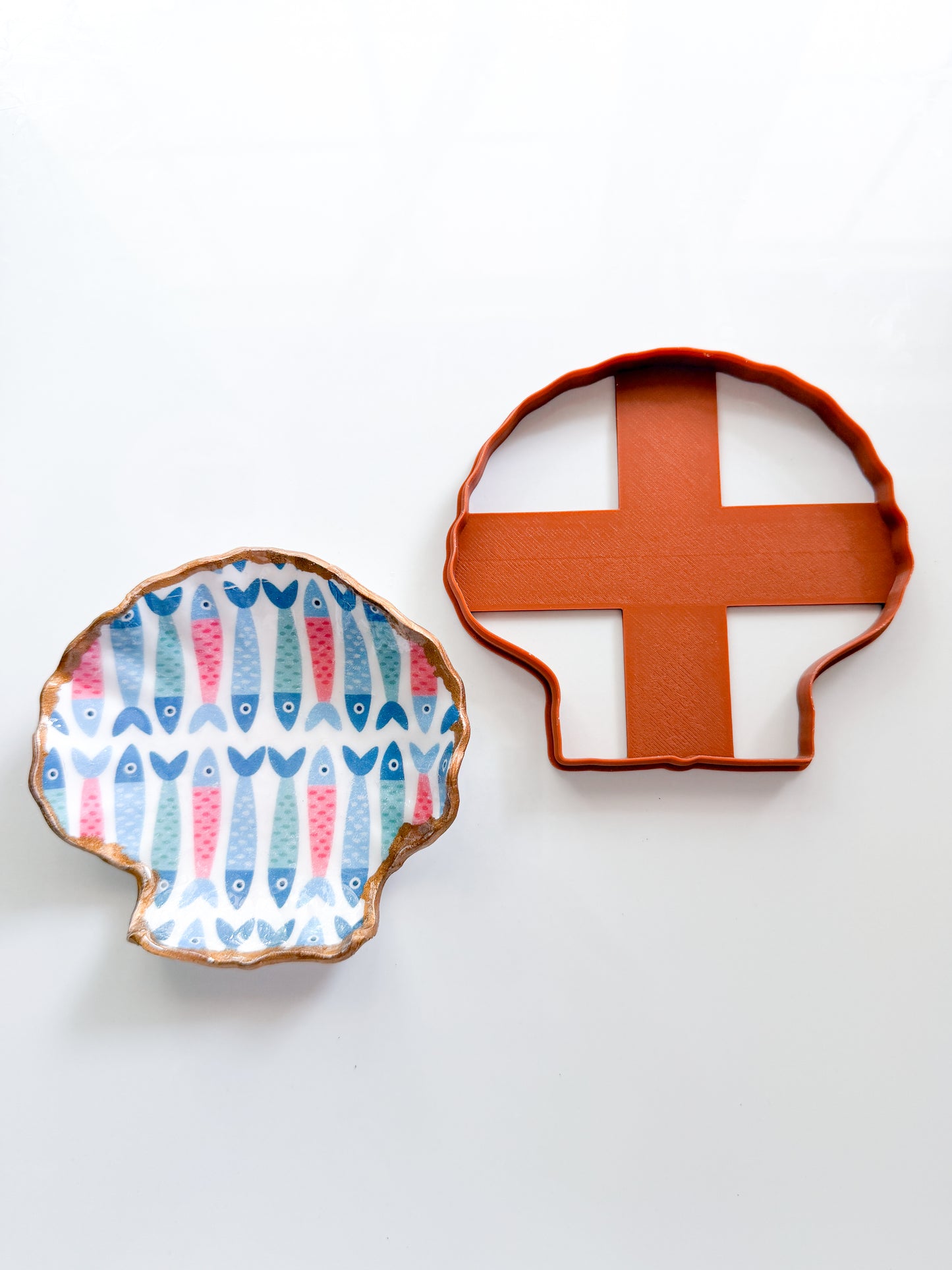 CLAM SHELL DISH | TRINKET DISH | CLAY CUTTER