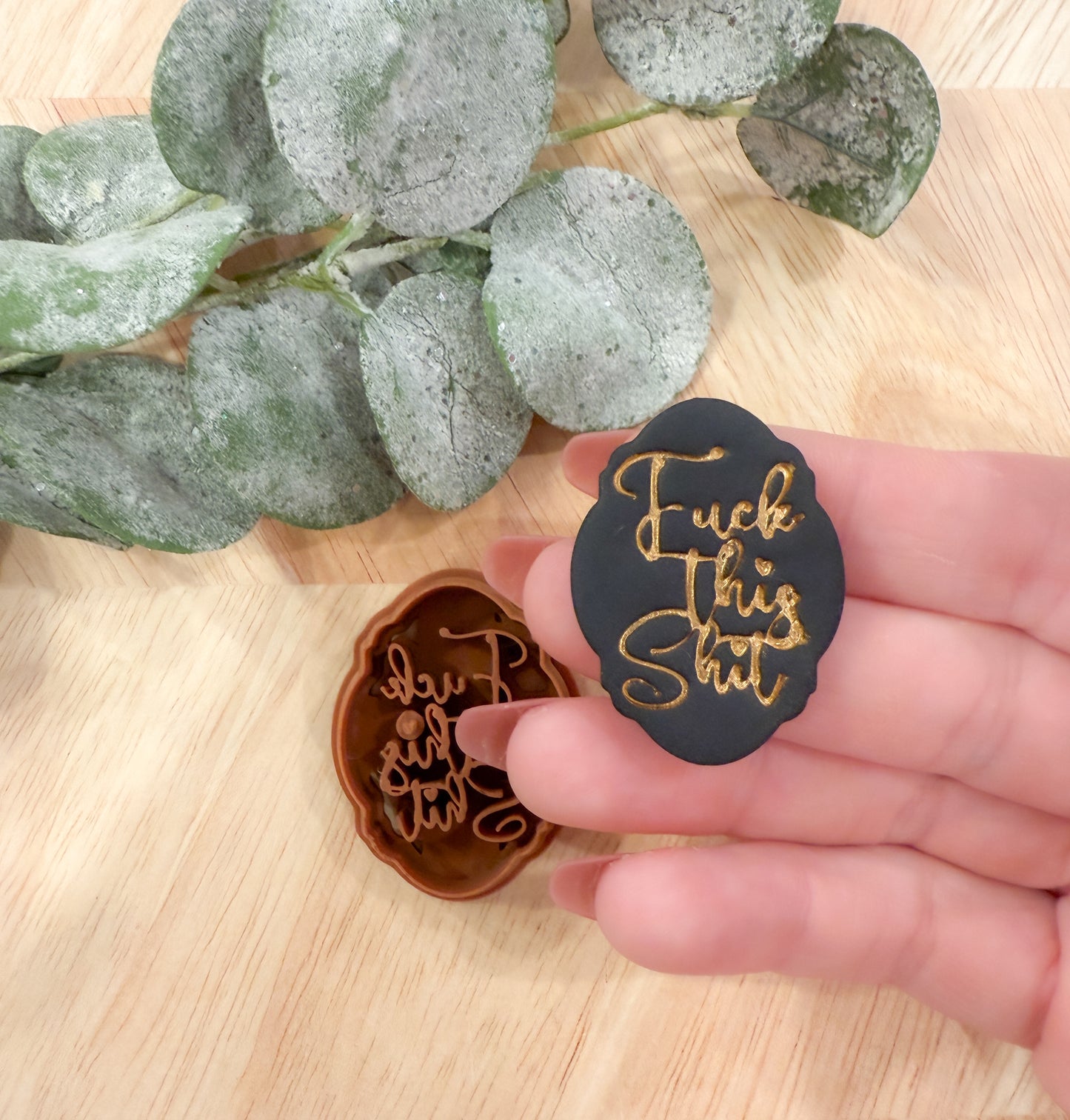 F*CK THIS SHIT FRAMED | BAD WORDS | INAPPROPRIATE SAYINGS | CLAY CUTTER