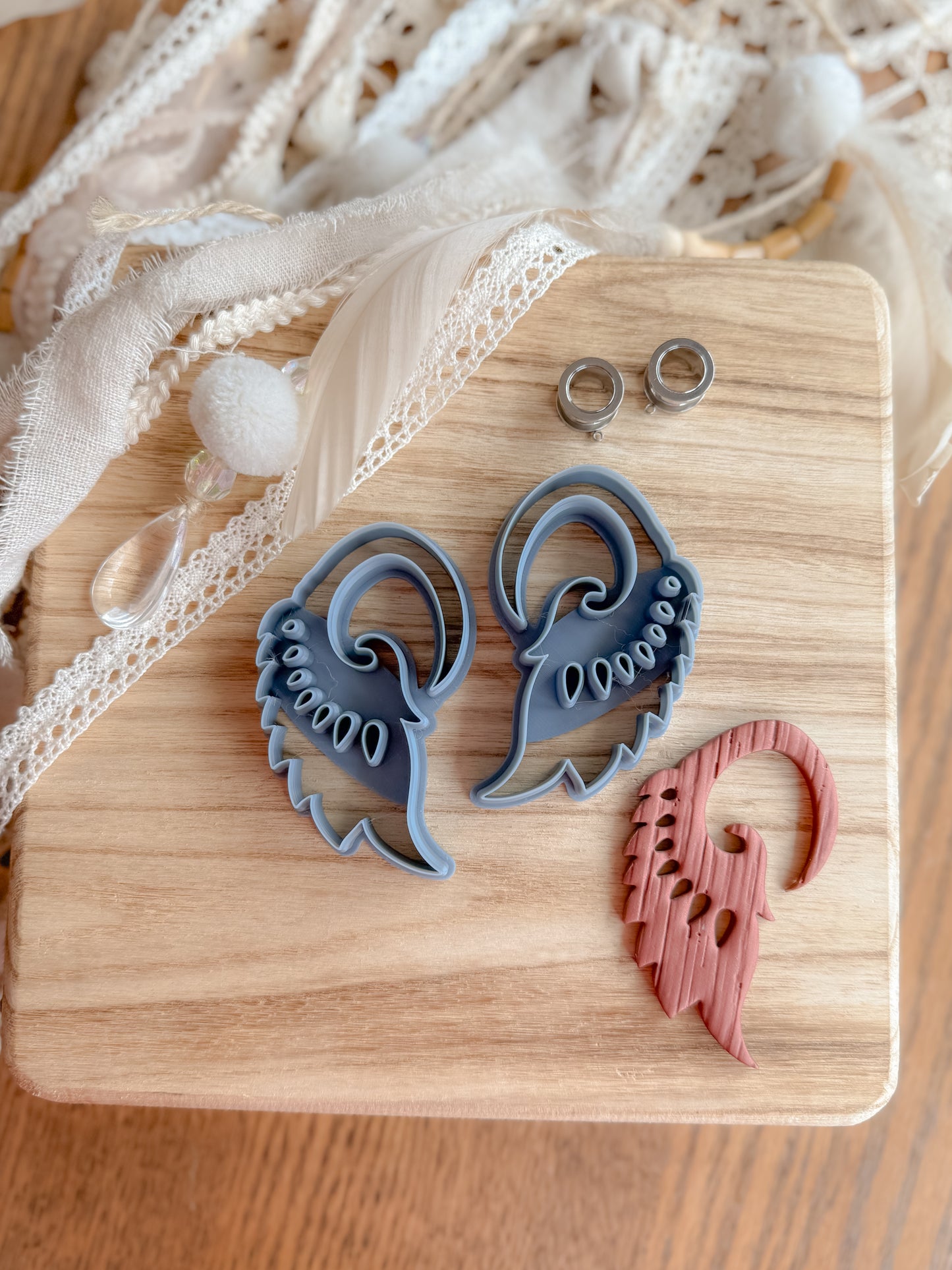 TRIBAL WING | GAUGED HANGER | CLAY CUTTER  SET