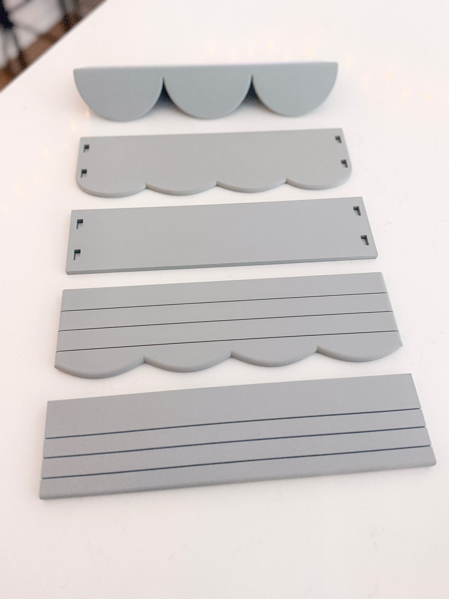 MODSHELF | FLAT & SLOTTED SHELVES | COMPONENTS | CUSTOM MODULAR CHARM BAR DISPLAY