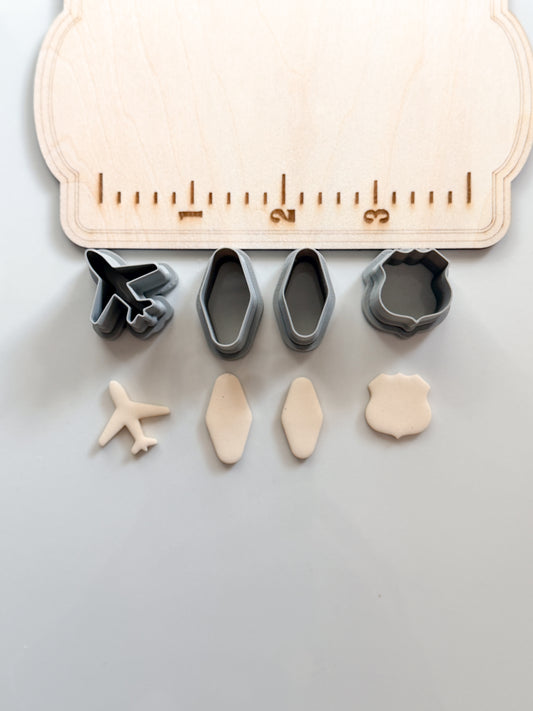 TRAVEL CHARM CUTTERS | CLAY CUTTERS | POLYMER CLAY CUTTERS