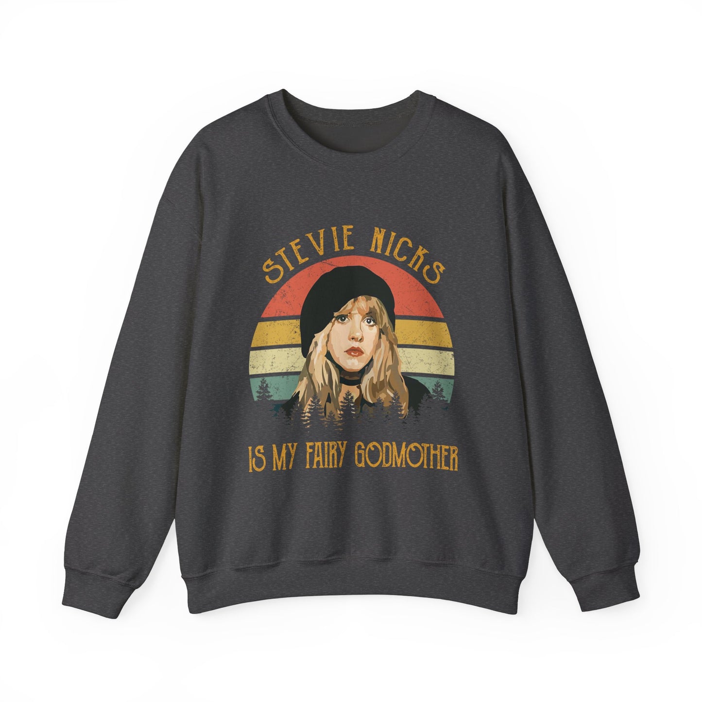 Stevie Nicks | Fairy Godmother | Gildan 18000 Unisex Heavy Blend™ Crewneck Sweatshirt