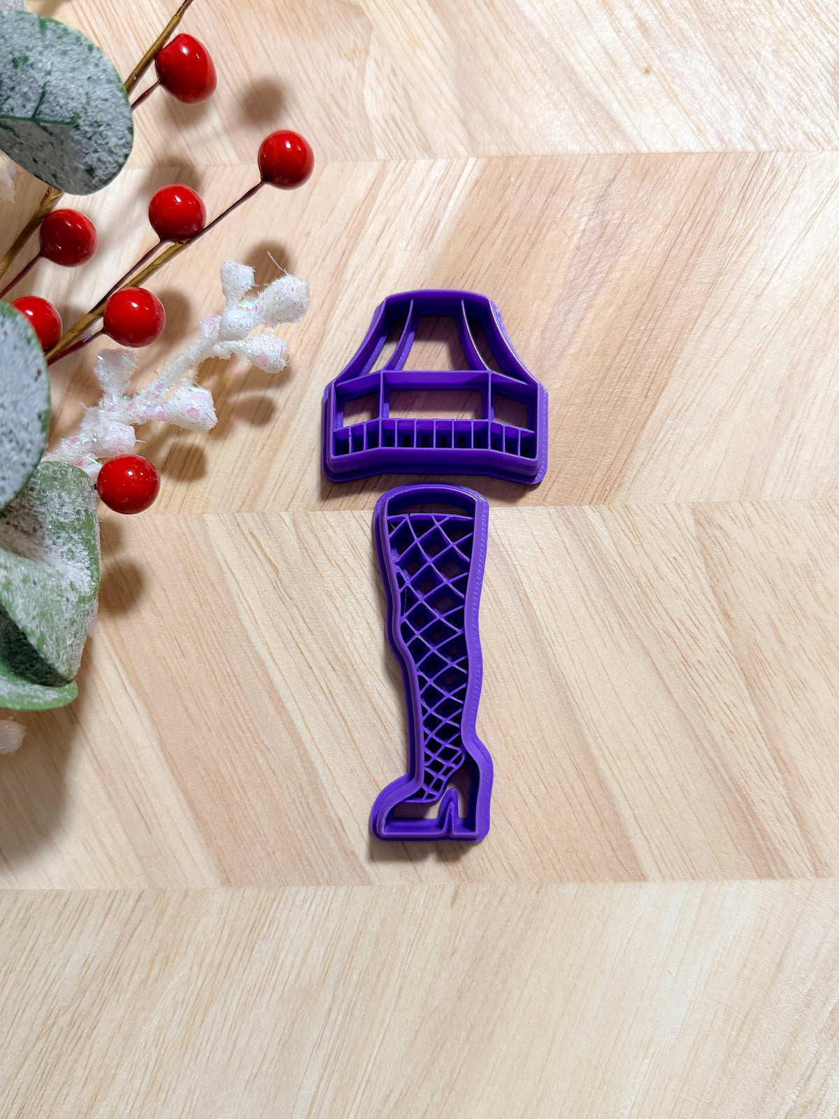 CHRISTMAS STORY LEG LAMP ORNAMENT CLAY CUTTER | CHRISTMAS | POLYMER CLAY CUTTER