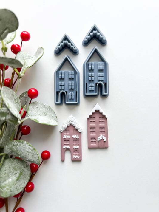 WINTER HOUSE SET | CHRISTMAS 2024 | CLAY CUTTER