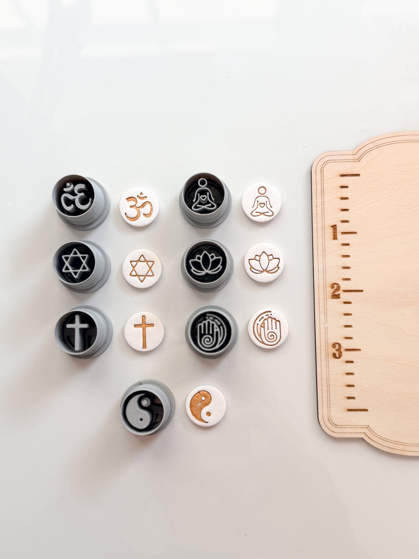 SPIRITUAL CHARM CUTTERS | CLAY CUTTERS | POLYMER CLAY CUTTERS