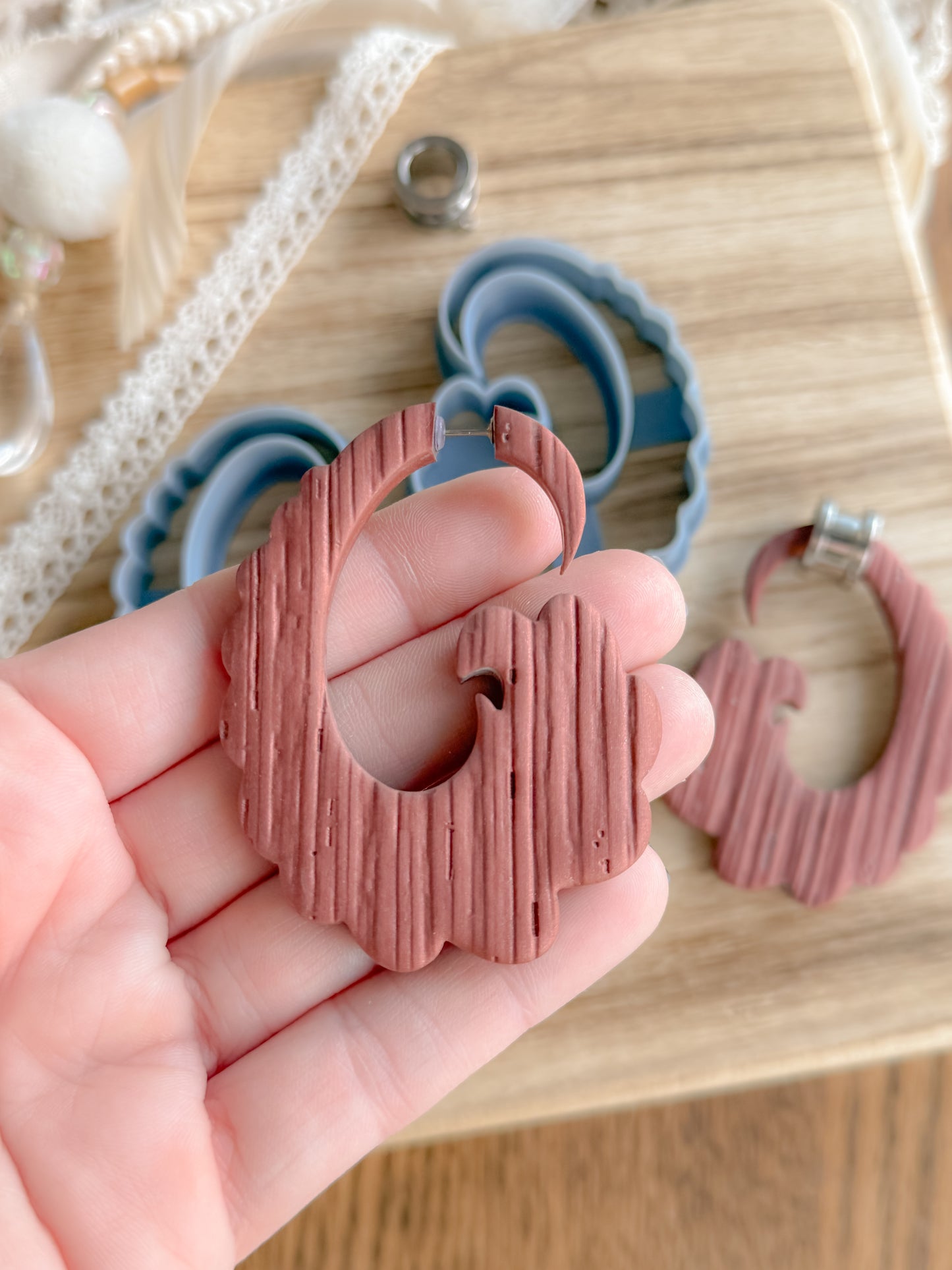 TRIBAL BUBBLE WAVE | GAUGED HANGER | CLAY CUTTER  SET