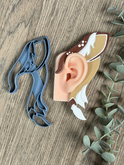 DEER EAR EARCUFF | SEA LIFE | FANTASY | CLAY CUTTER