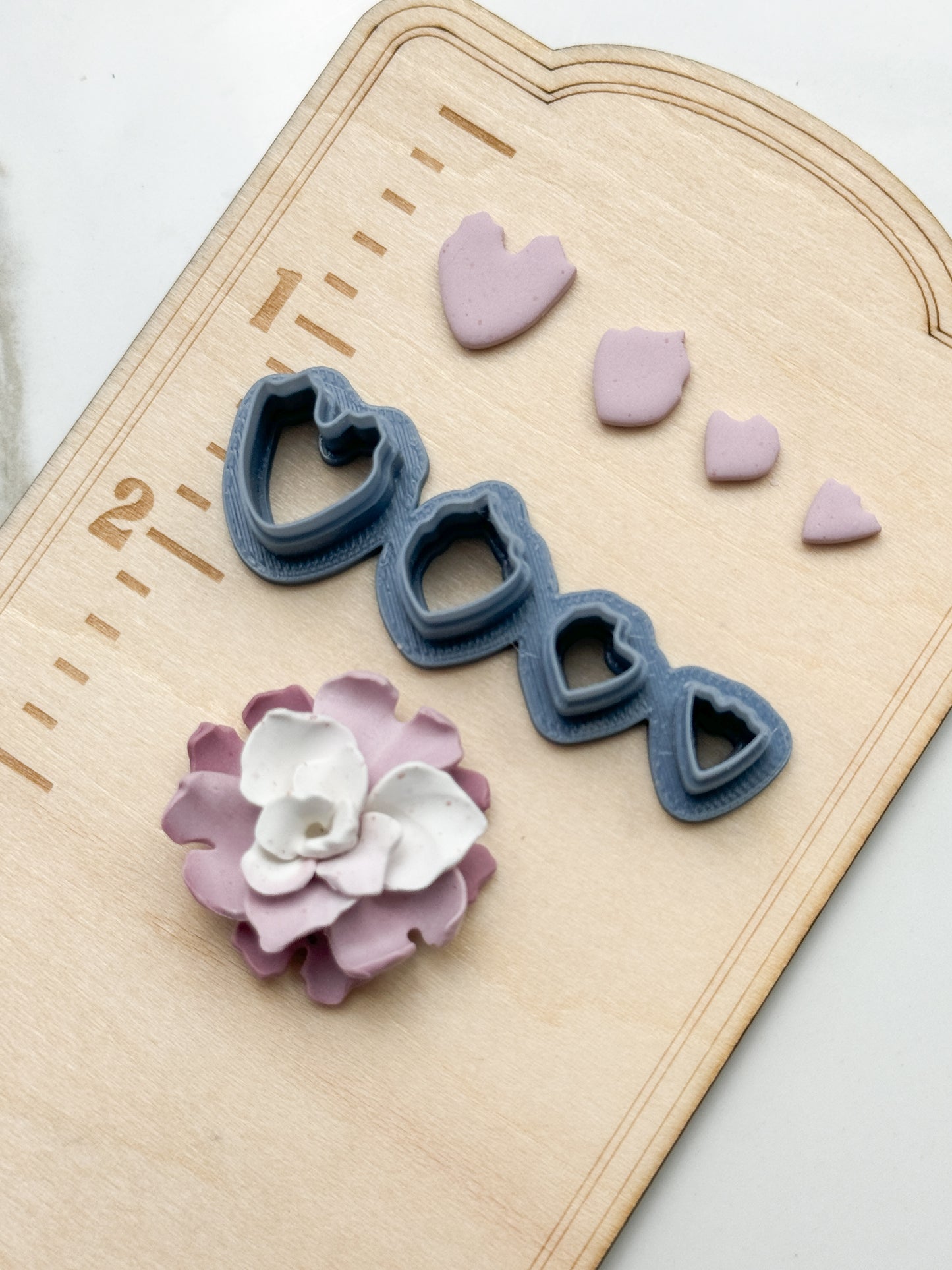 ORGANIC PETAL PUNCH CLAY CUTTER SET