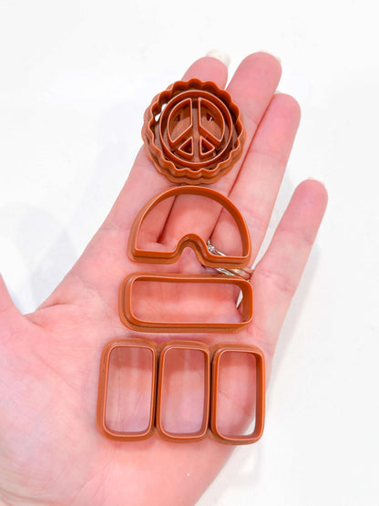 PEACE TALKS | THERETRODOLLHOUSE COLLAB | POLYMER CLAY CUTTER