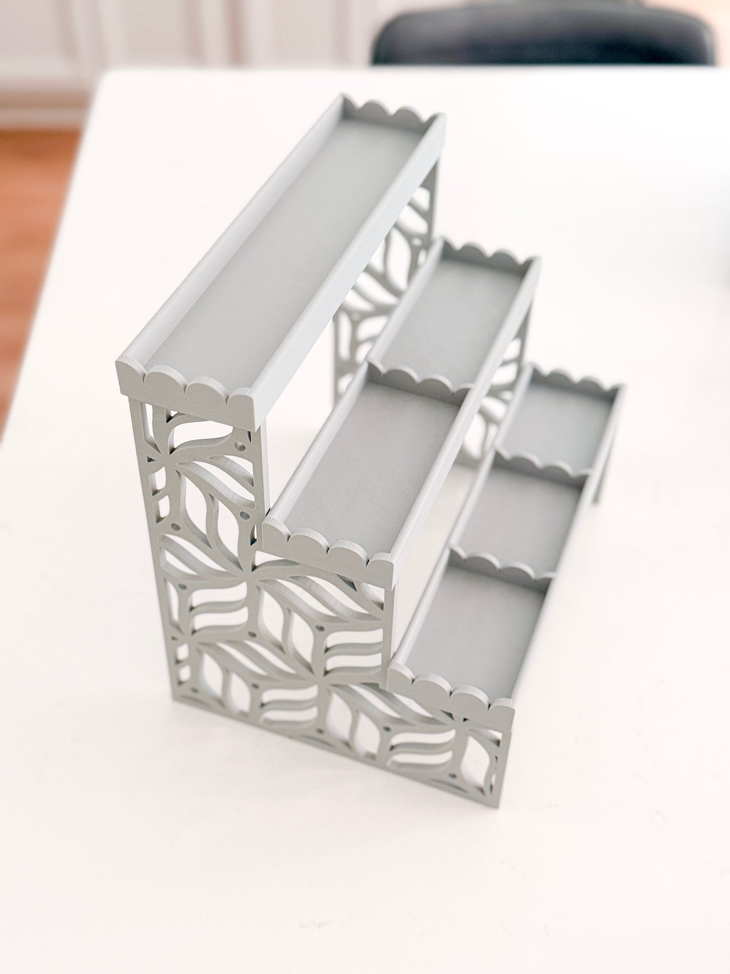 MODSHELF | SCALLOP SECTION TRAY | COMPONENTS | CUSTOM MODULAR CHARM BAR DISPLAY