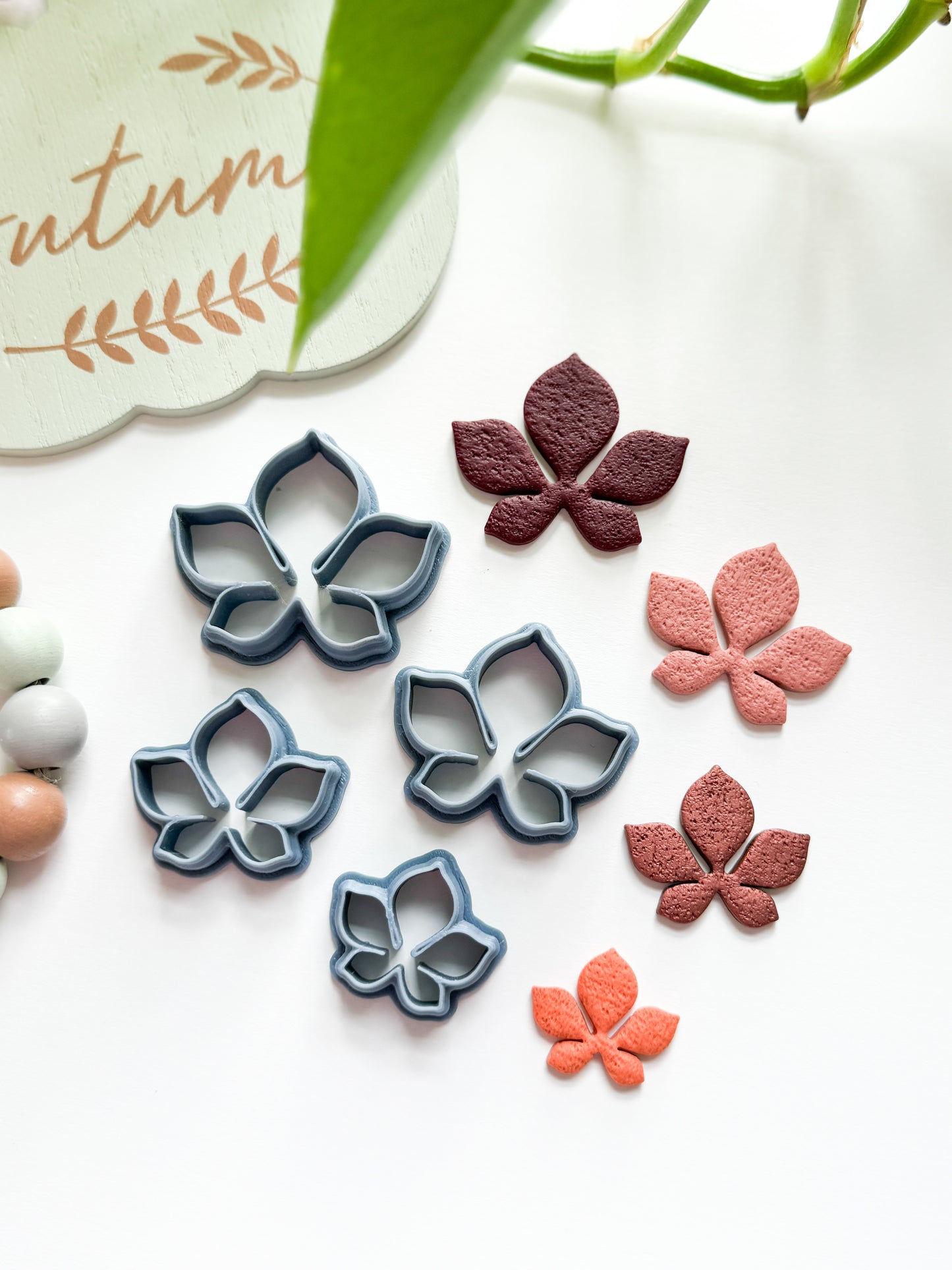 CHESTNUT LEAF | FALL CLAY CUTTERS