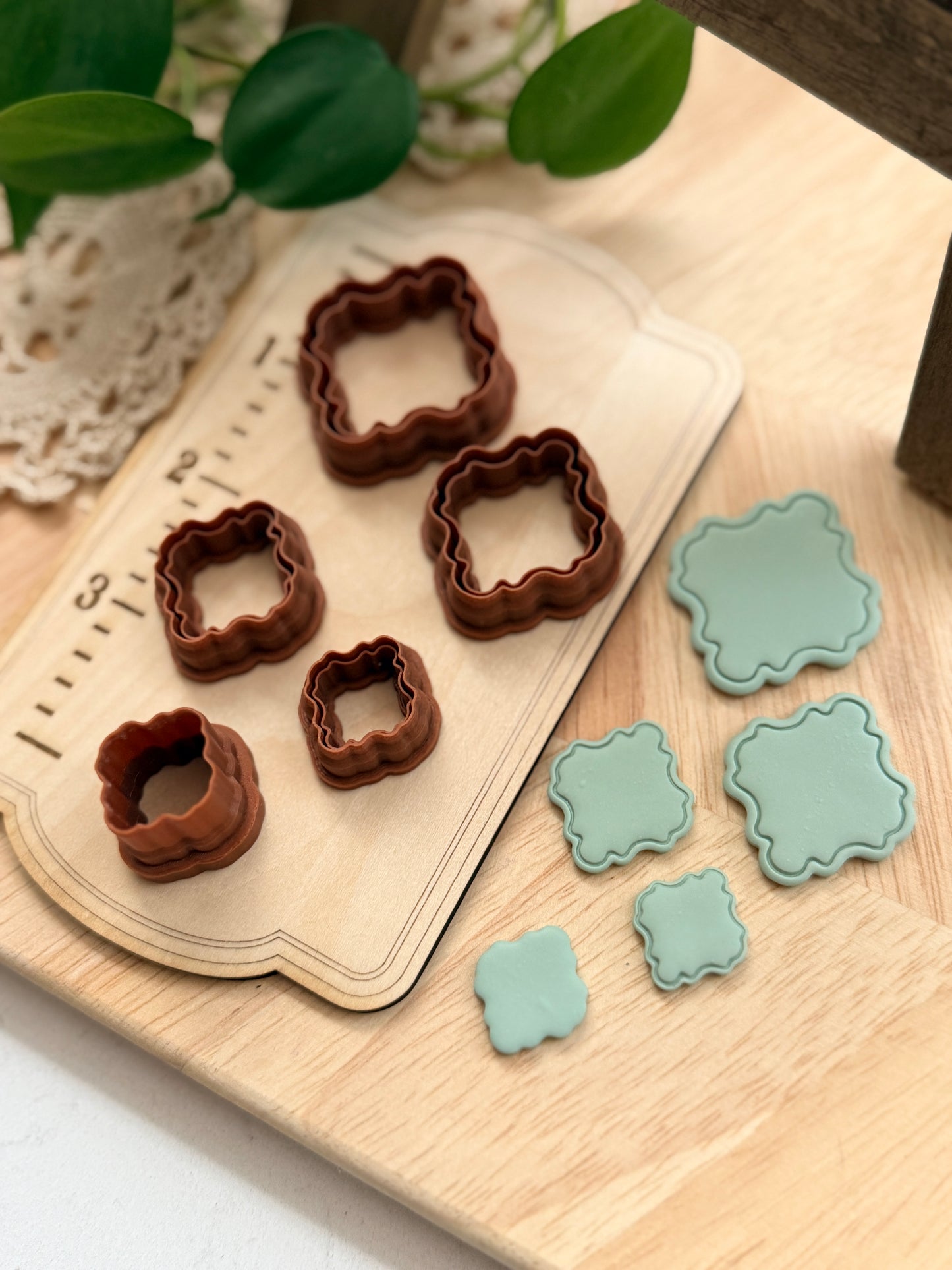 GRANNY FRAME STYLE "C" DIAMOND | Grandma Core | Polymer Clay Cutter