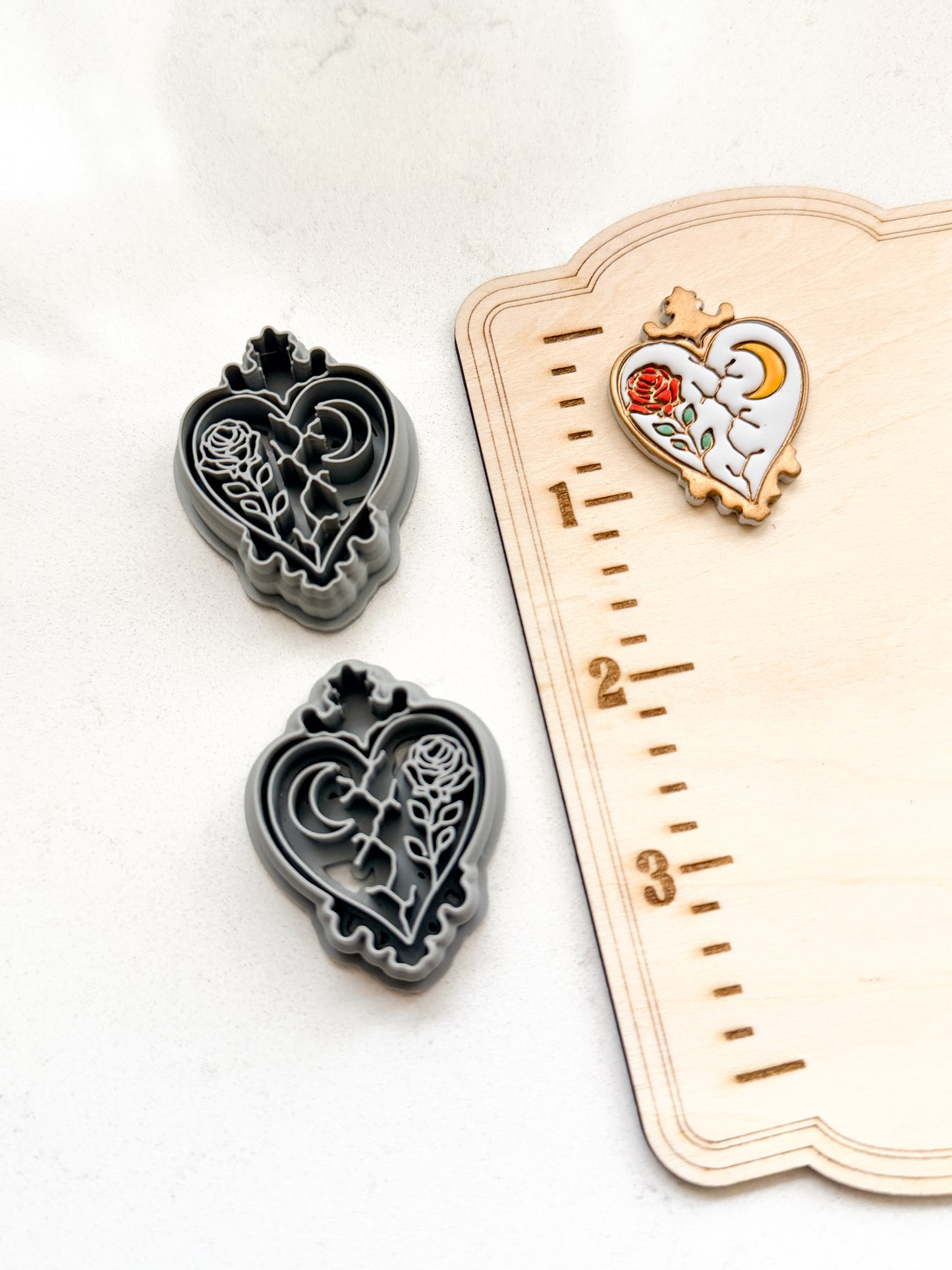 USHER HOUSE & ANNABEL HEART | POE.MS | EDGAR ALLEN POE INSPIRED | POLYMER CLAY CUTTERS
