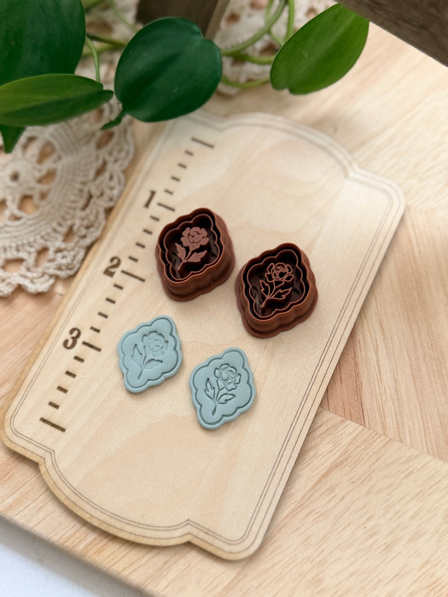 ROSE | Grandma Core | Polymer Clay Cutter