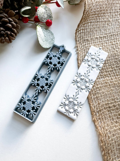 SNOWFLAKE BOOKMARK | CHRISTMAS 2024 | CLAY CUTTER