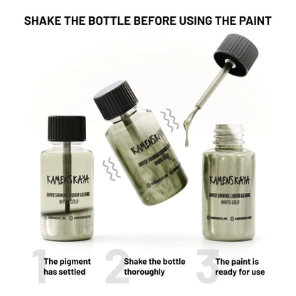 LIQUID GILDING | WHITE GOLD | KAMENSKAYA INK