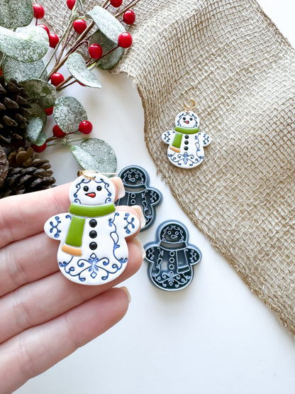 SNOWMAN IN SCARF | CHRISTMAS 2024 | CLAY CUTTER