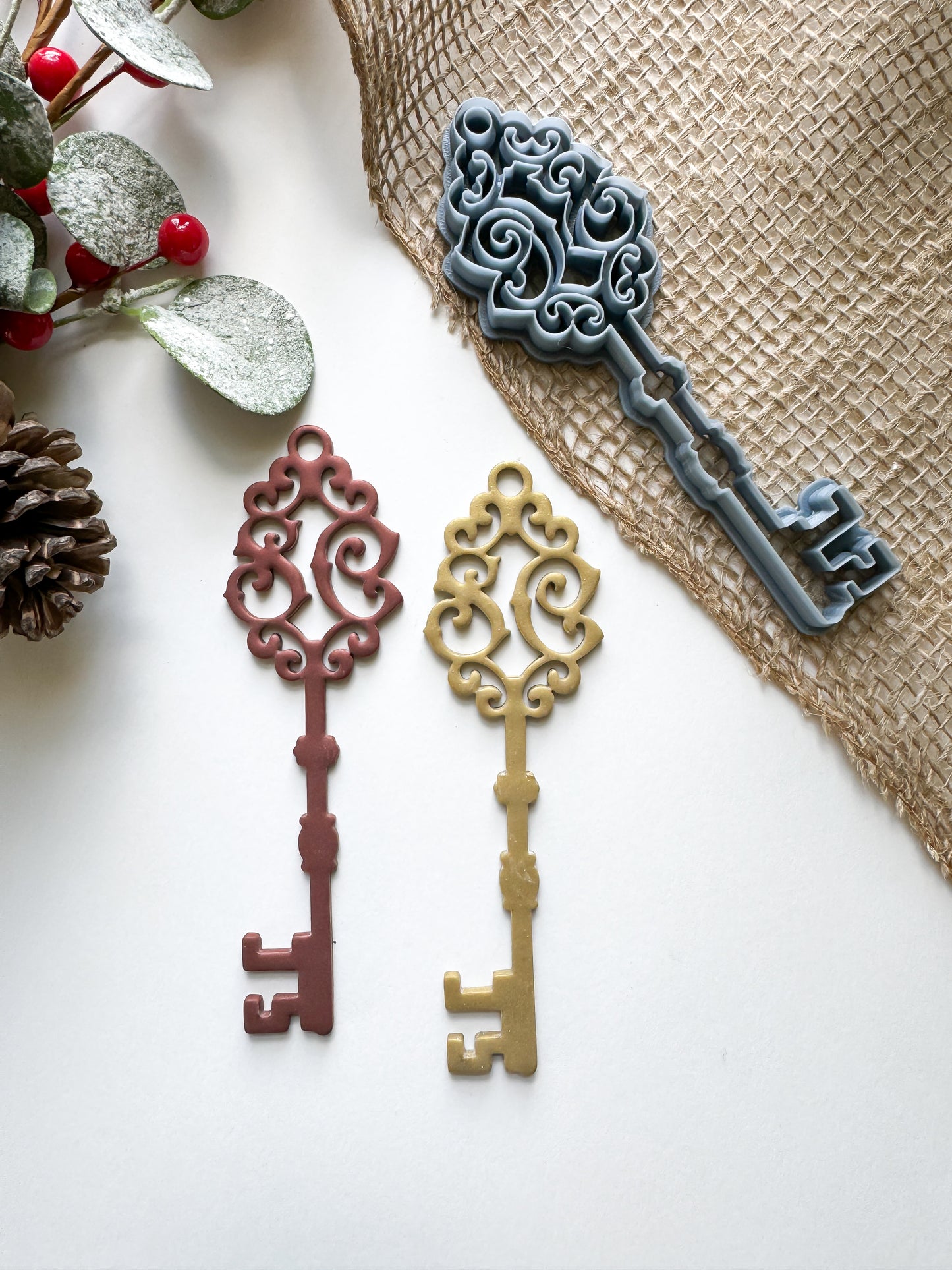 2024 SANTA'S KEY - FILAGREE | ORNAMENT | CLAY CUTTER