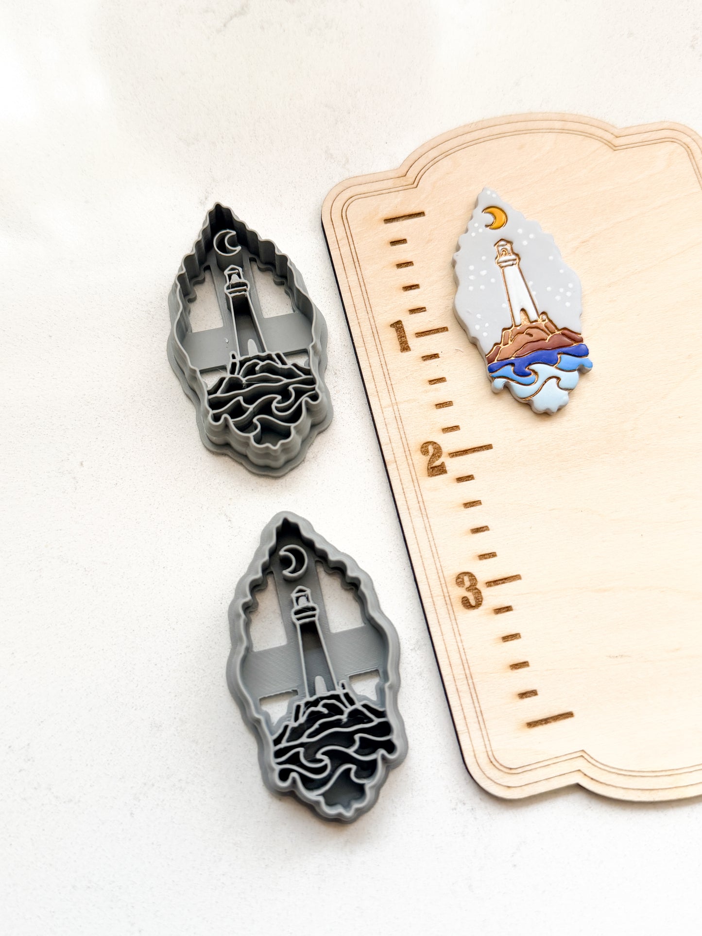 ANNABEL LIGHTHOUSE FRAME | POE.MS | EDGAR ALLEN POE INSPIRED | POLYMER CLAY CUTTERS