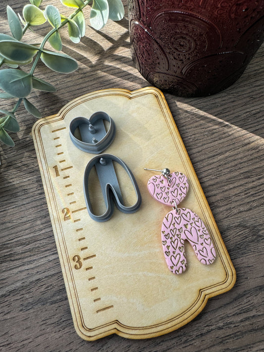 Heart Arch Dangle Clay Cutter Set