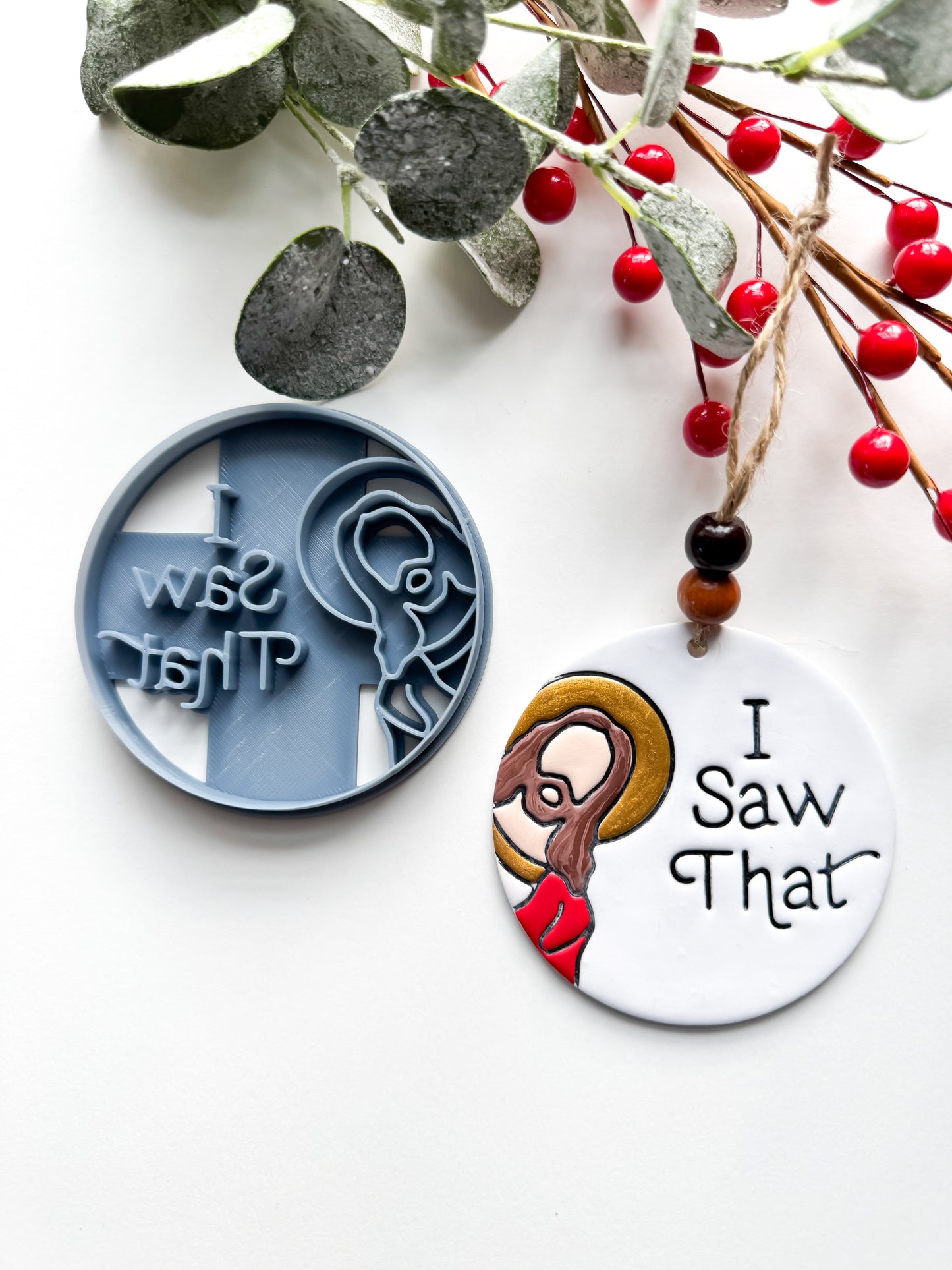 “I SAW THAT” ORNAMENT | INAPPROPRIATE | CLAY CUTTER