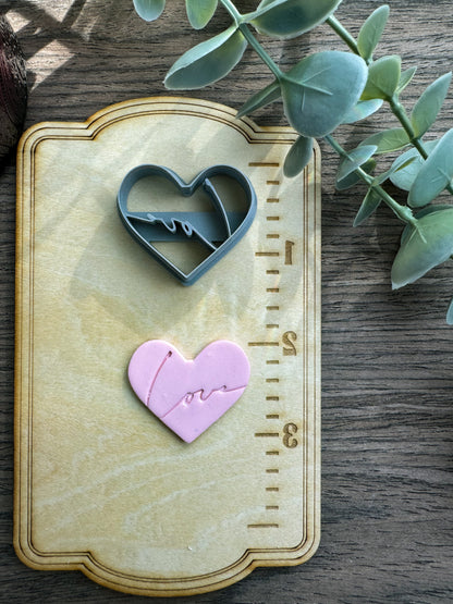 LOVE Heart Clay Cutter