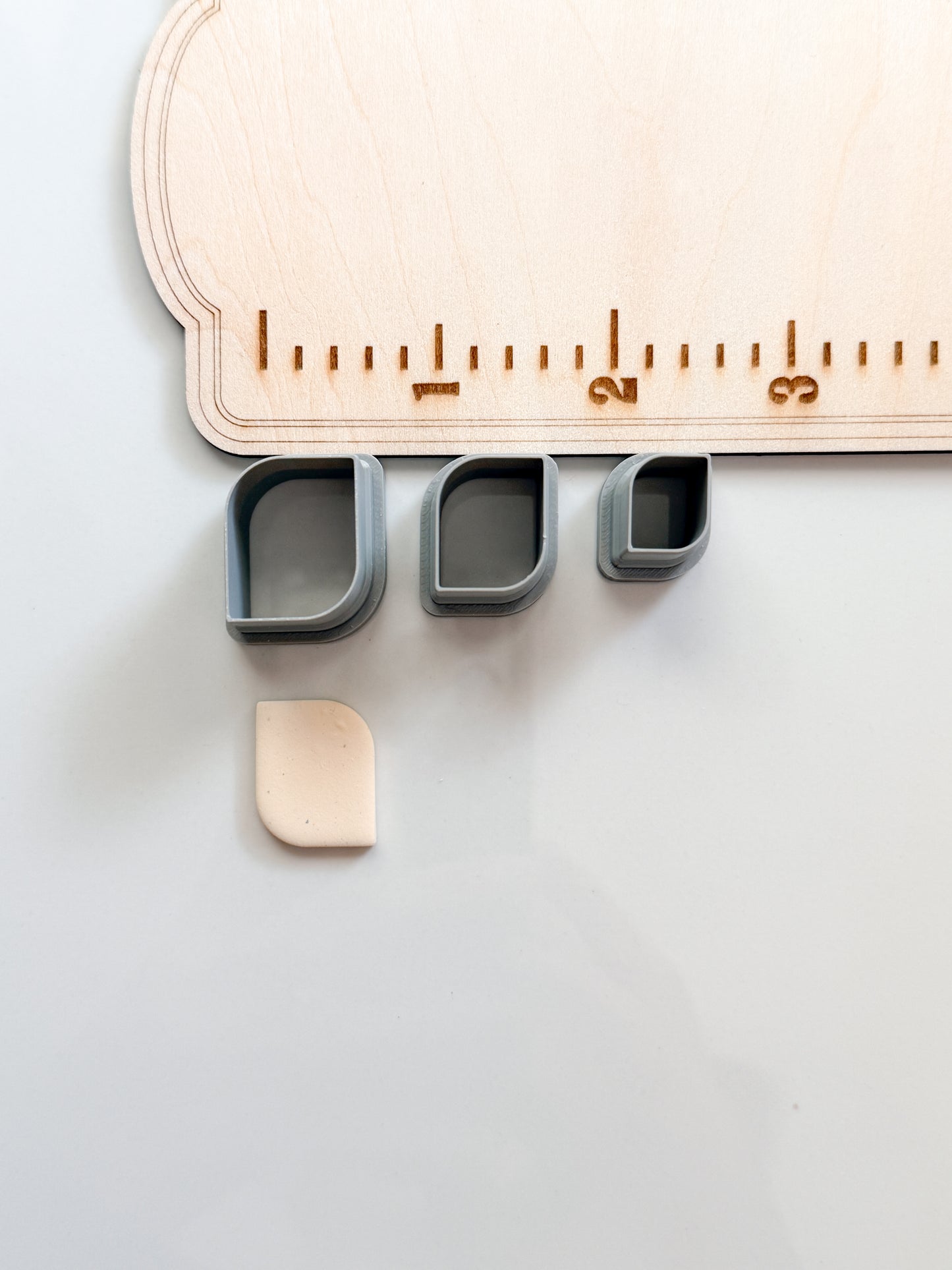 ROUNDED CORNER RECTANGLE CHARM CUTTERS | CLAY CUTTERS | POLYMER CLAY CUTTERS