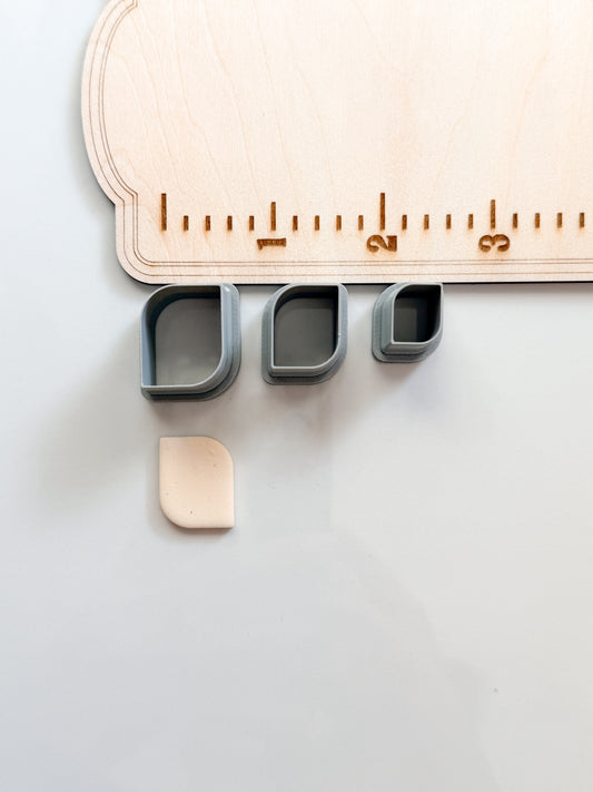 ROUNDED CORNER RECTANGLE CHARM CUTTERS | CLAY CUTTERS | POLYMER CLAY CUTTERS