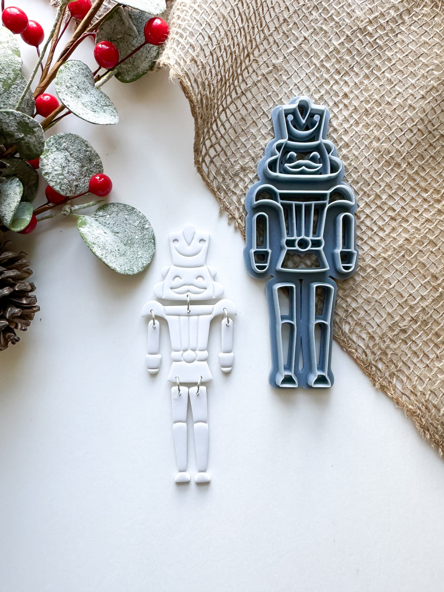 DANGLE NUTCRACKER ORNAMENT | CLAY CUTTER