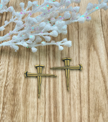 Nail Cross Clay Cutters | Religious Christmas | Jesus