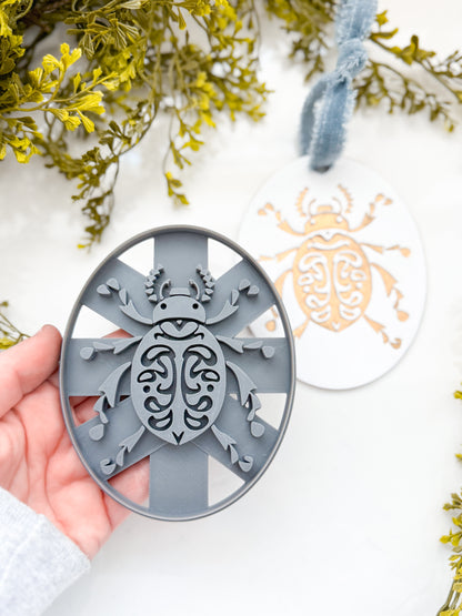 WALL ART | BEETLE | SCANDINAVIAN | LARGE CLAY CUTTER