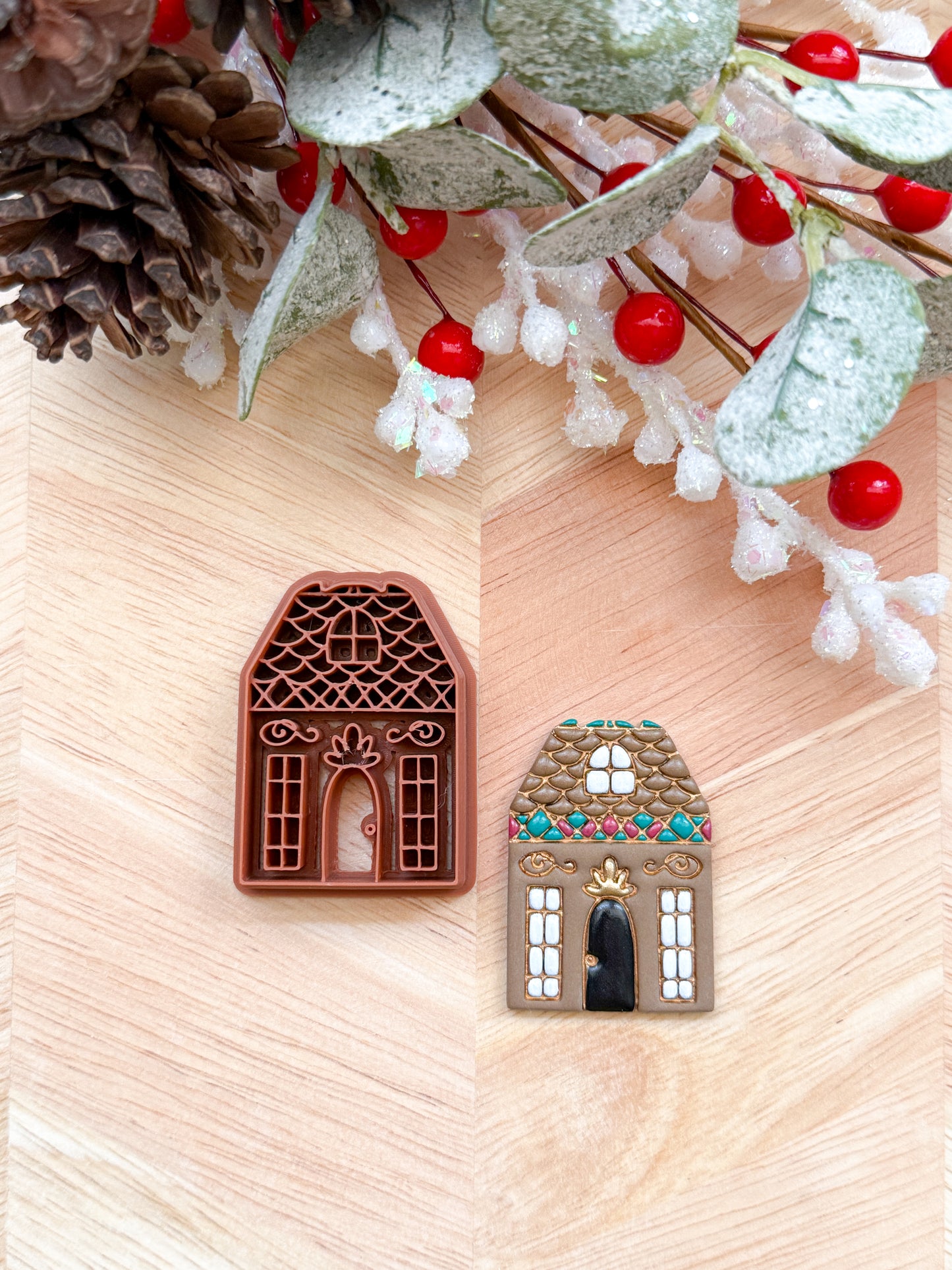 COTTAGE HOUSE | CHRISTMAS HOLIDAY | CLAY CUTTER