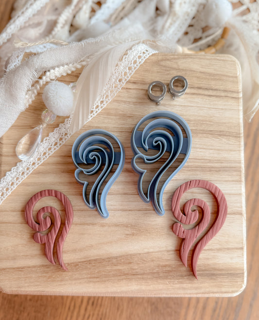 MEGA SWIRL TRIBAL | GAUGED HANGER | CLAY CUTTER SET