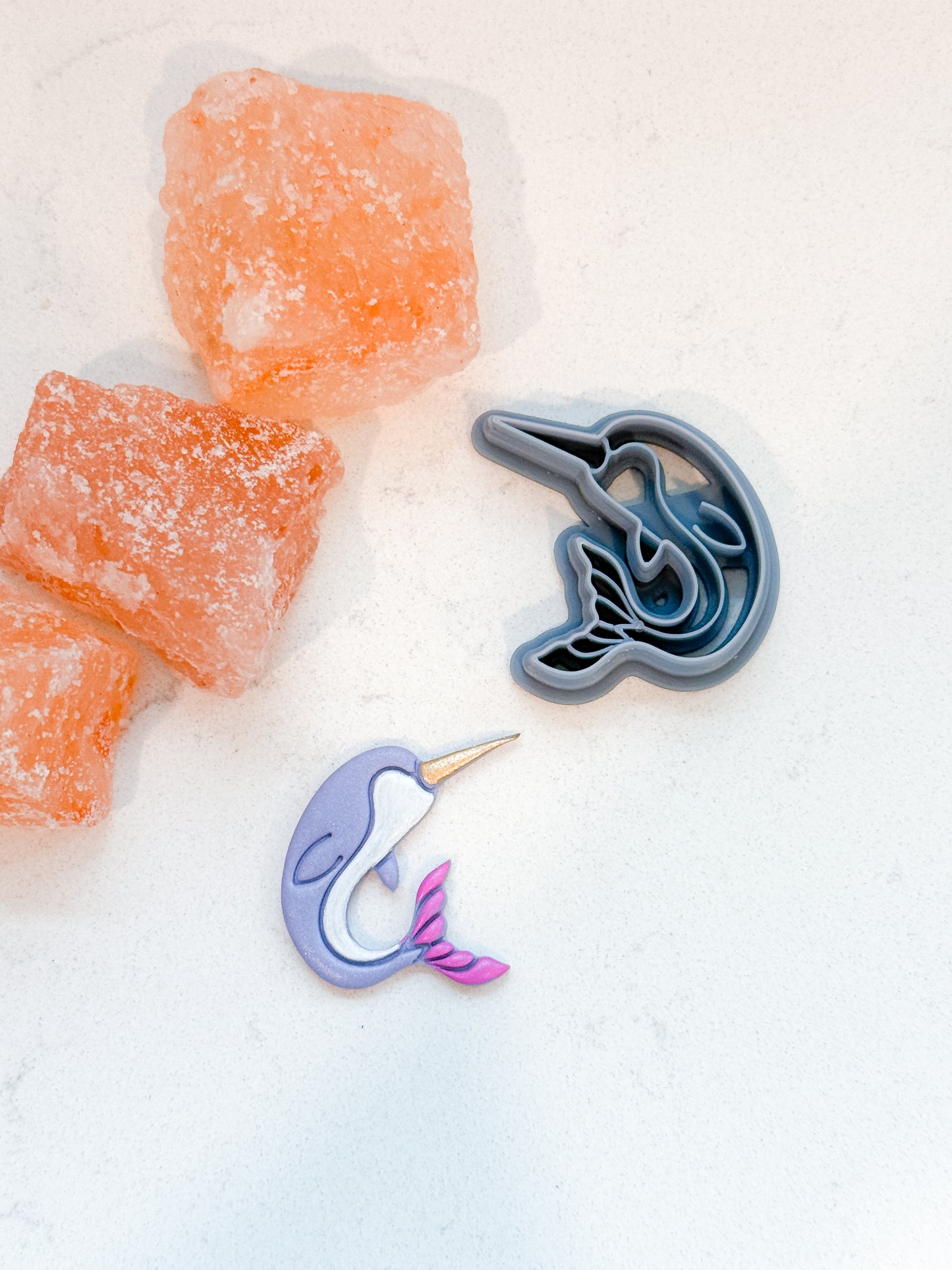 NARWHAL WHALE | SUMMER | SEALIFE ANIMAL | CLAY CUTTERS