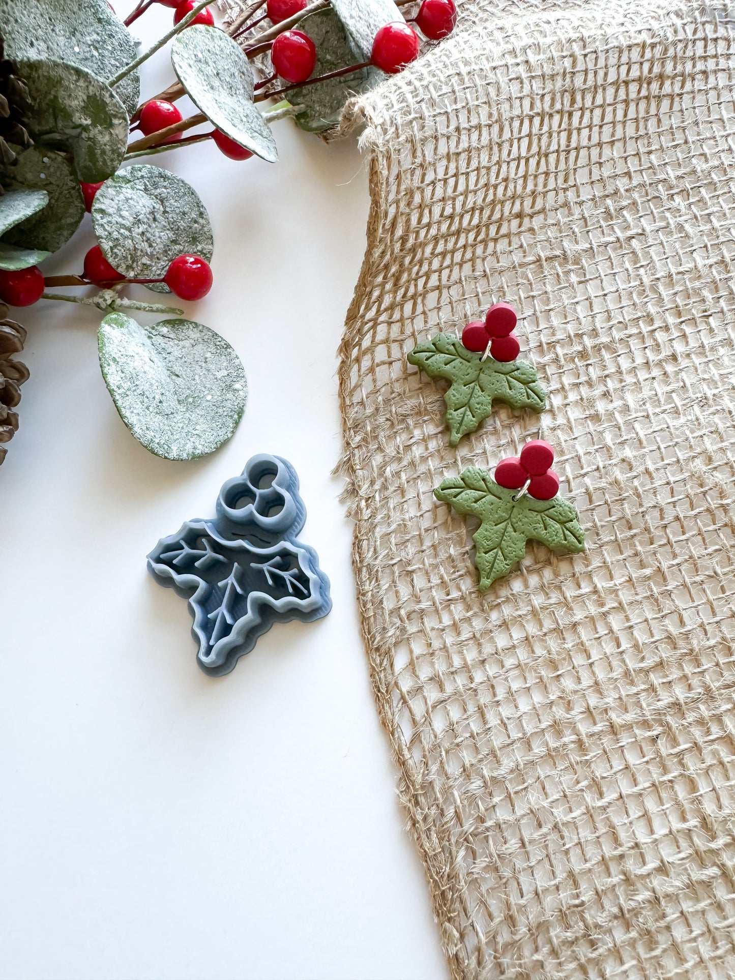 HOLLY BERRIES SET | CHRISTMAS 2024 | CLAY CUTTER