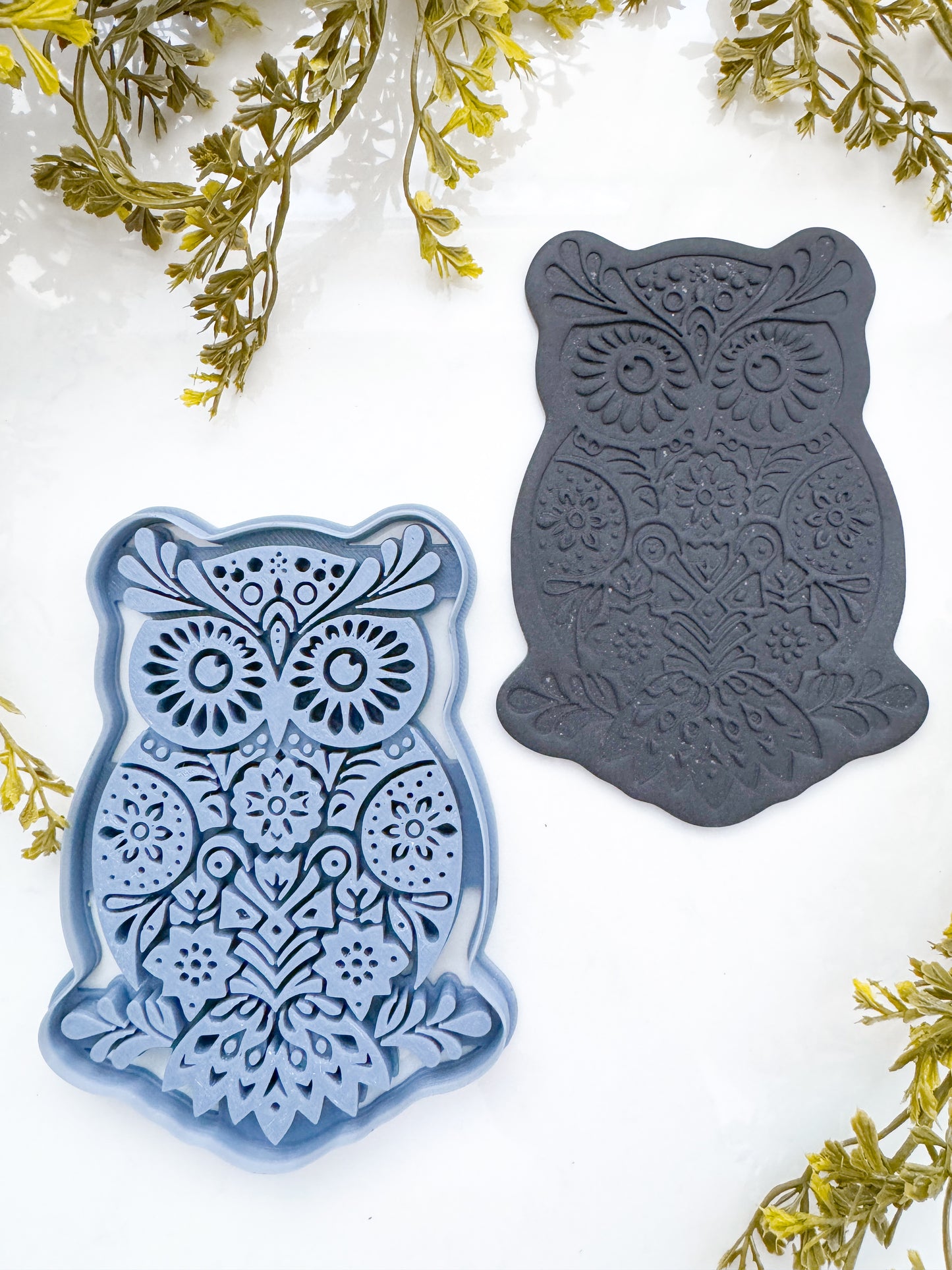 WALL ART | OWL | SCANDINAVIAN | LARGE CLAY CUTTER