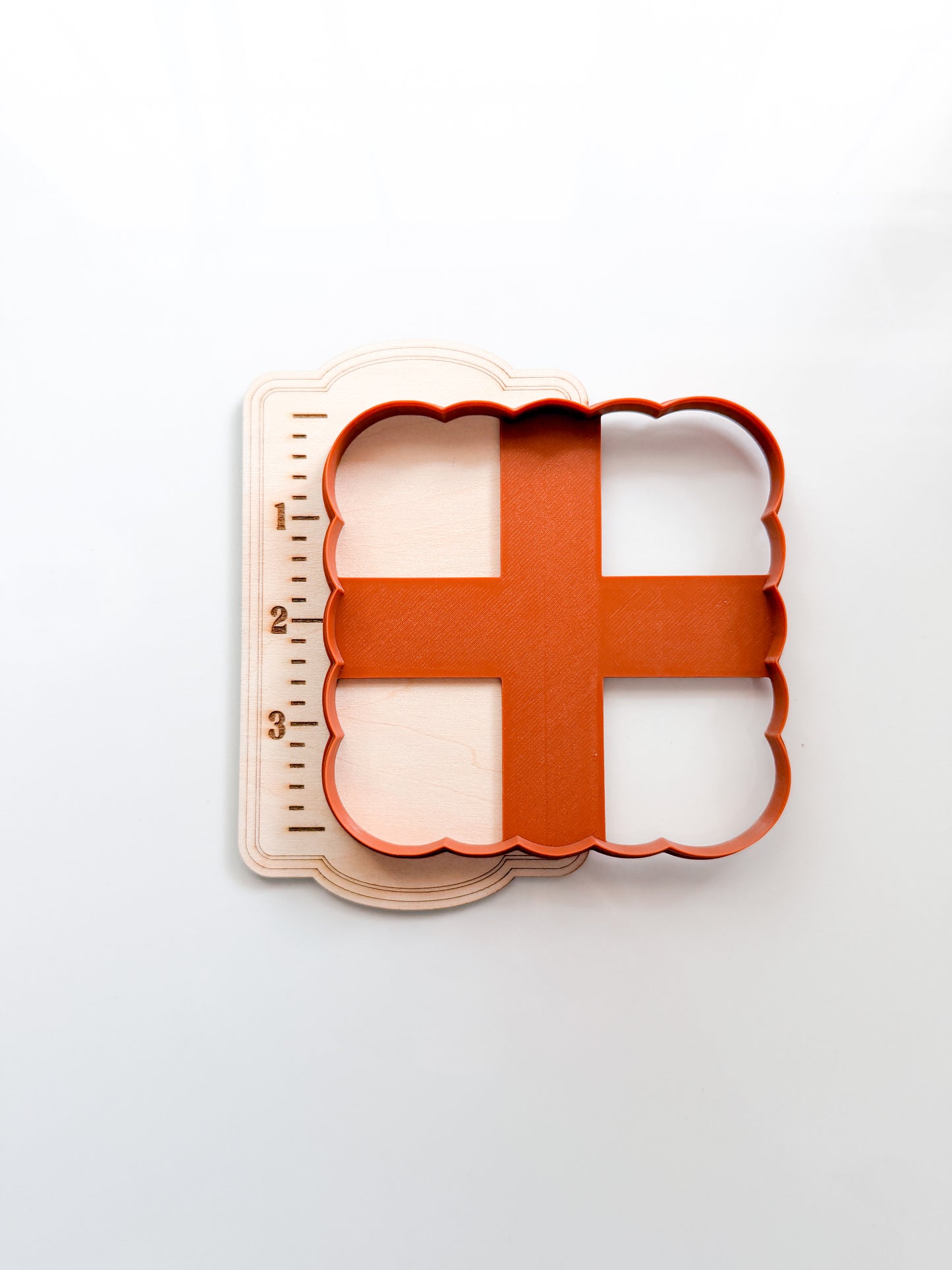 SQUARE SCALLOPED DISH | TRINKET DISH | CLAY CUTTER