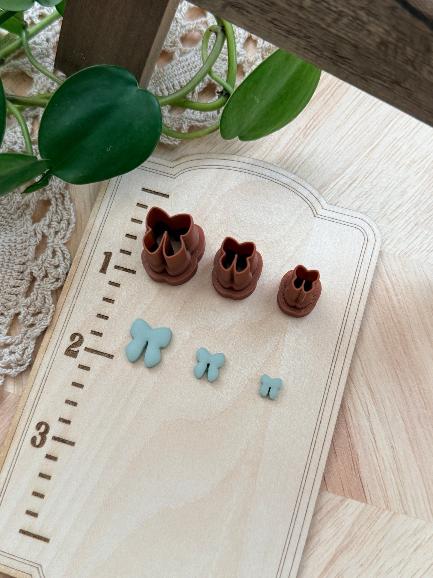3PC TINY BOW PACK | Grandma Core | Polymer Clay Cutter