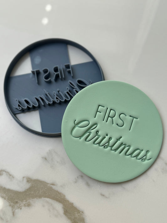 Babys FIRST HOLIDAY Milestone | Disk Clay Cutters