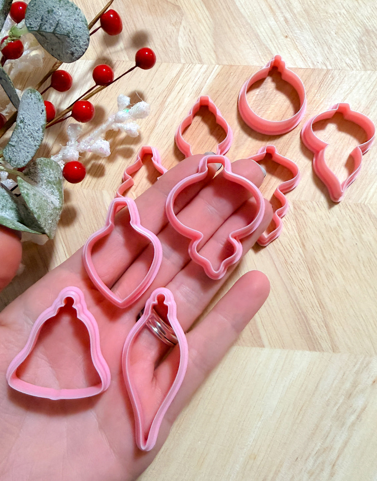 ORNAMENT EARRING DANGLES CLAY CUTTER | CHRISTMAS | POLYMER CLAY CUTTER