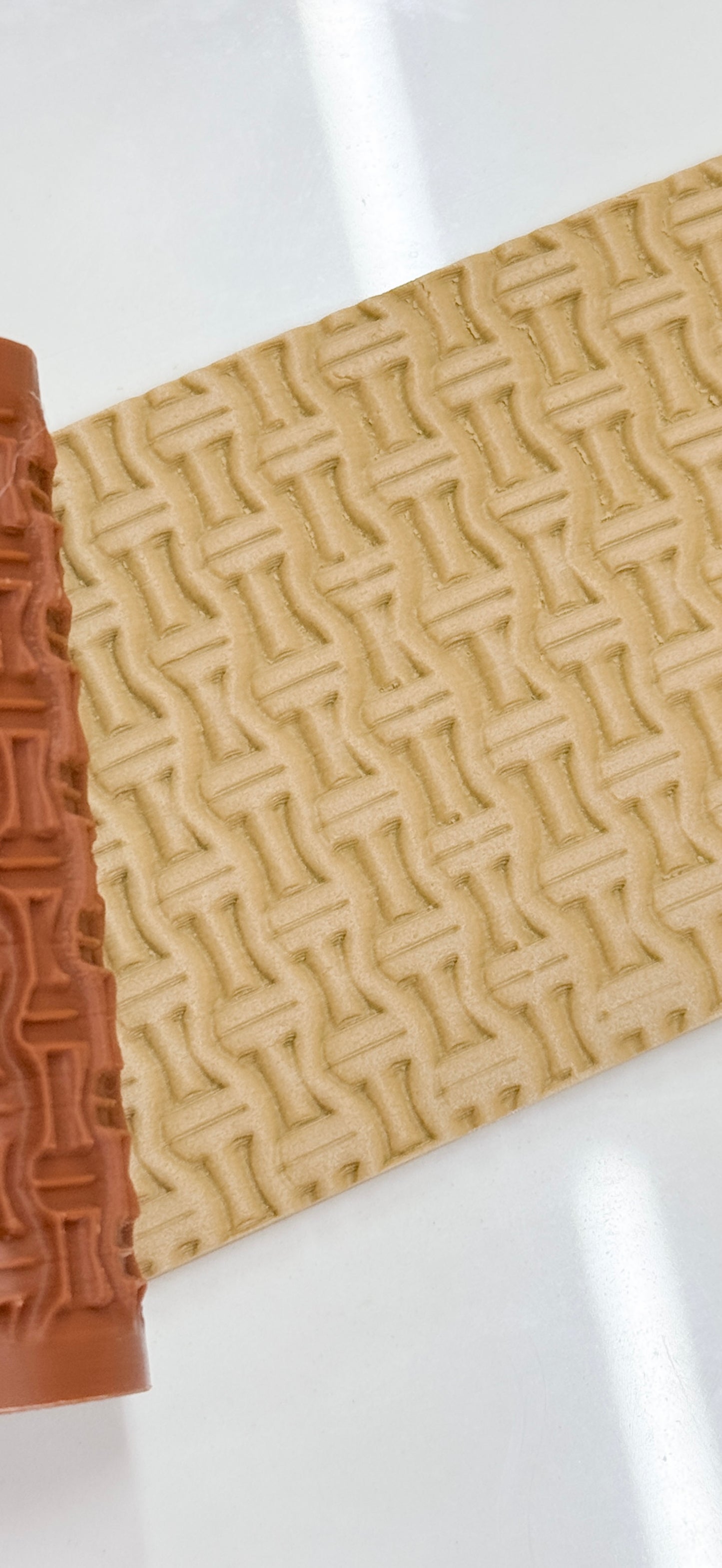 BASKET WEAVE | MINI TEXTURE ROLLER