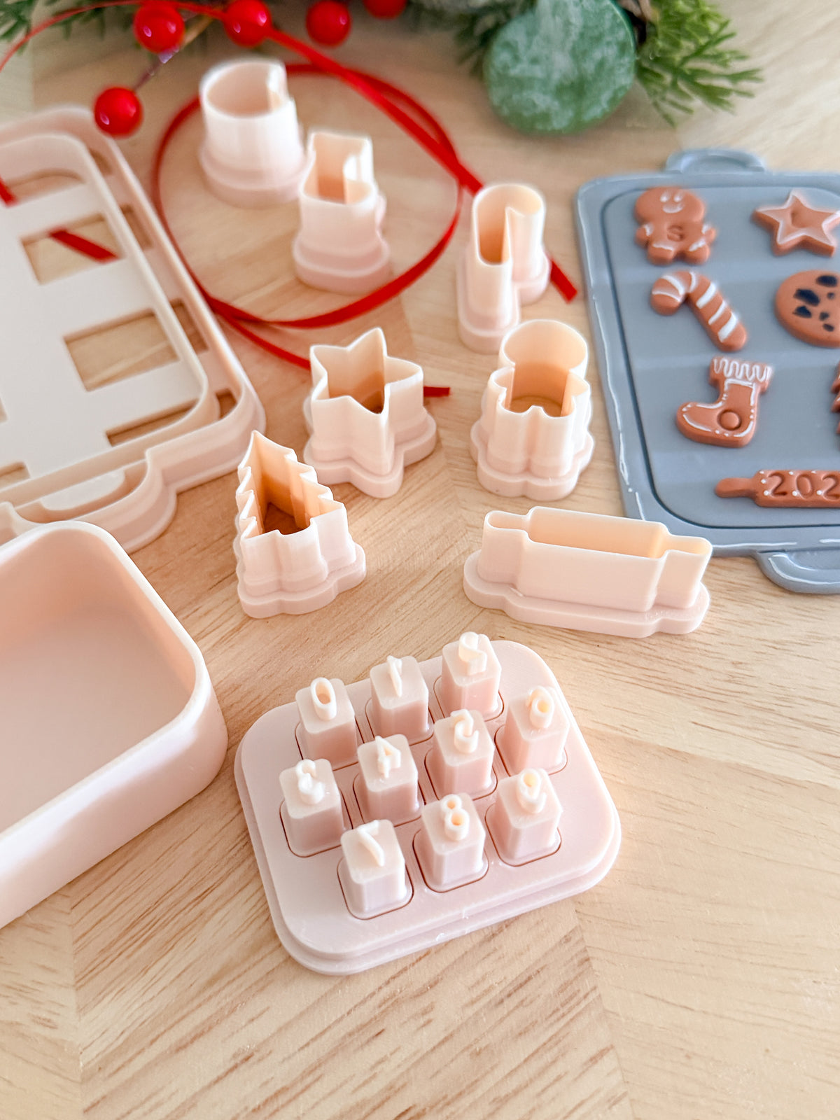 COOKIE SHEET & CHARM ORNAMENT BUNDLE | CLAY CUTTER