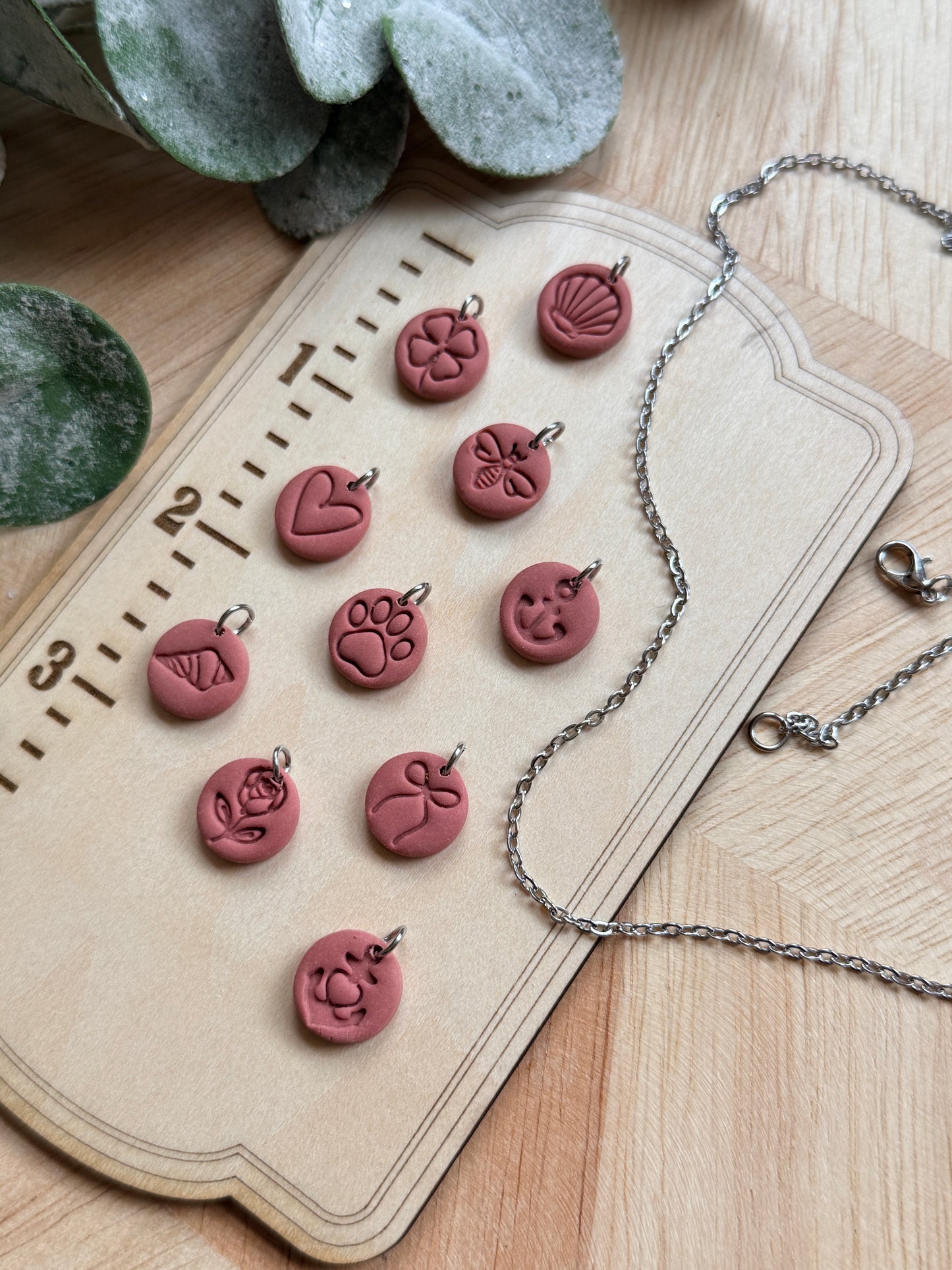 MINI ROUND IMPRINTED CHARM CUTTERS | CLAY CUTTERS | POLYMER CLAY CUTTERS