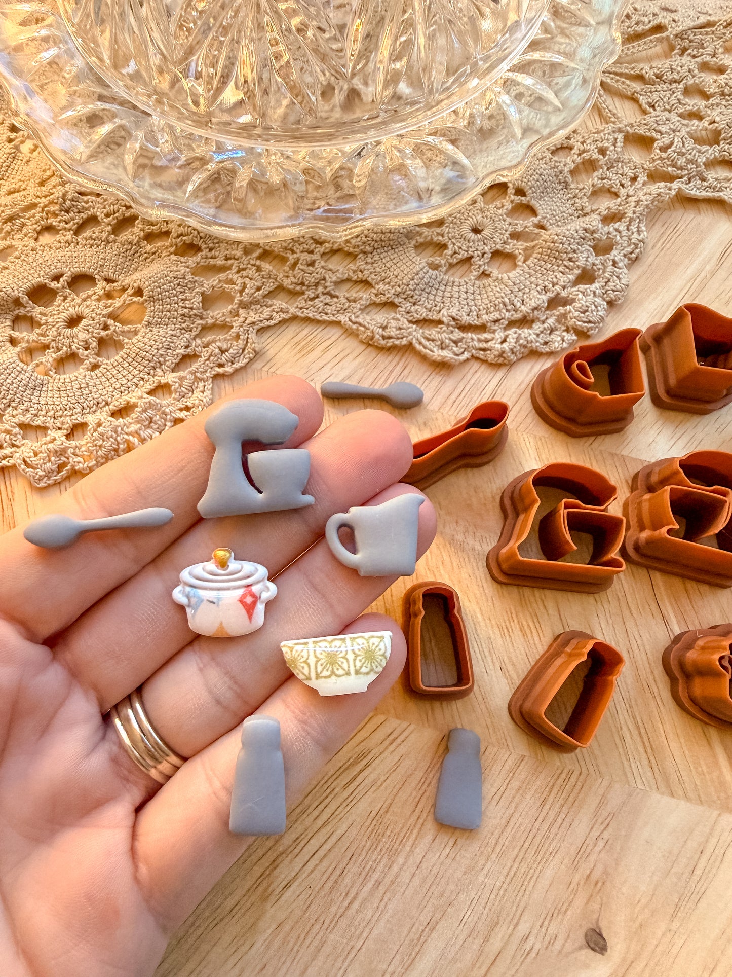 KITCHEN CHARMS | THE CHARM BAR | VINTAGE KITCHEN | POLYMER CLAY CUTTERS