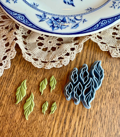 LEAVES CLUSTER PACK | SPRING FLORAL | CLAY CUTTERS