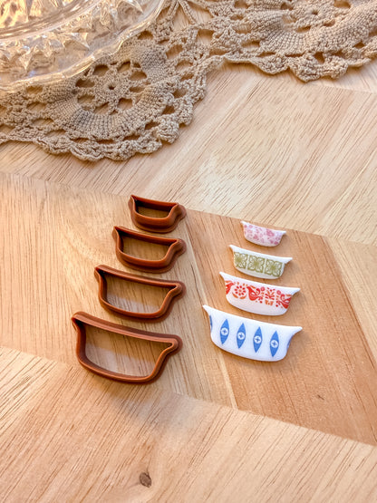 PYREX BOWL SETS | VINTAGE KITCHEN | POLYMER CLAY CUTTERS