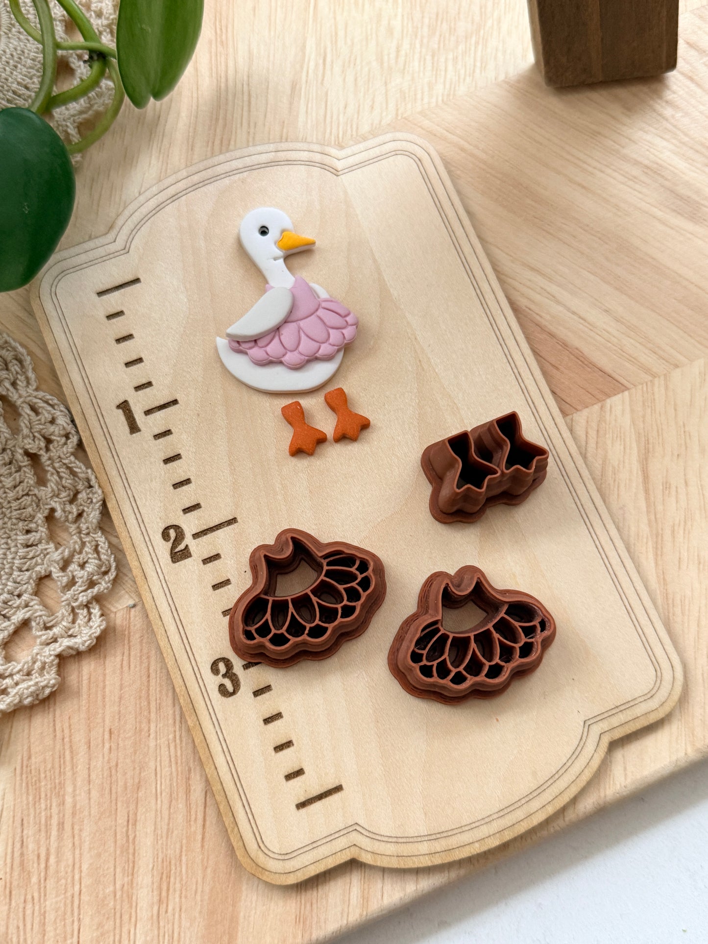 PORCH GOOSE BALLARINA DRESS OUTFIT | POLYMER CLAY CUTTERS