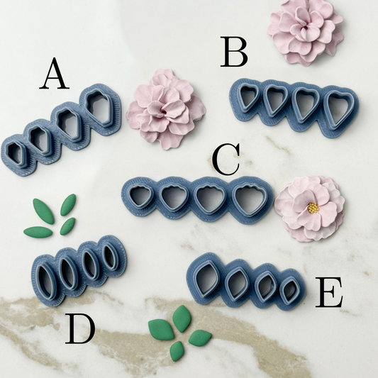 PETAL & LEAF PUNCH SETS | CLAY CUTTER SET