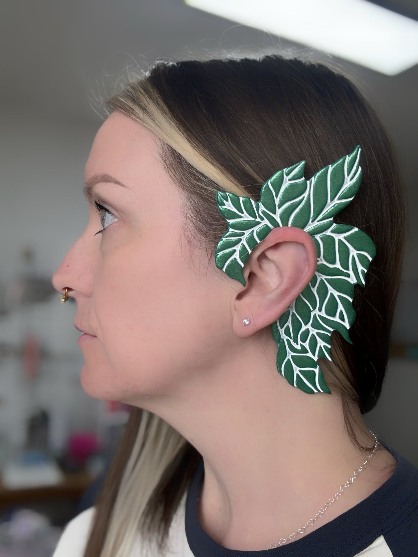 FOREST ELF | LEAVES | EARCUFF | FANTASY | CLAY CUTTER