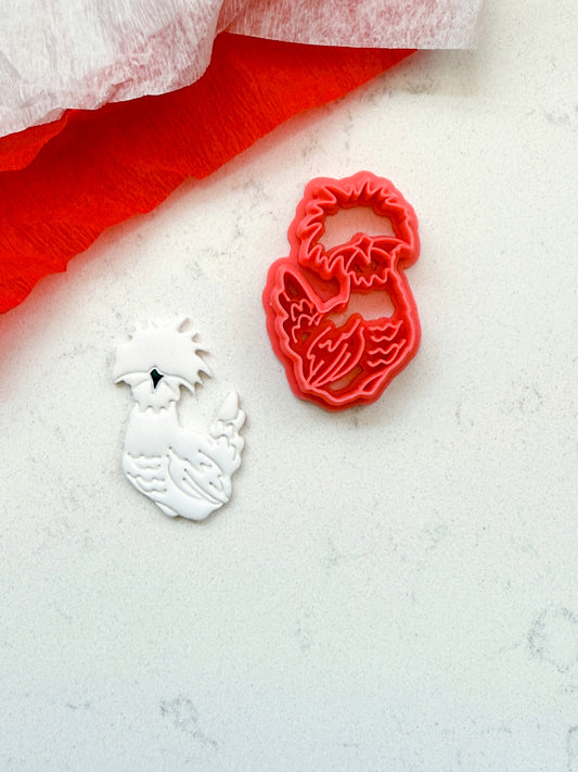 SILKIE CHICKEN | FARM ANIMAL | CLAY CUTTERS